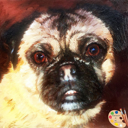 Pug Portrait 470