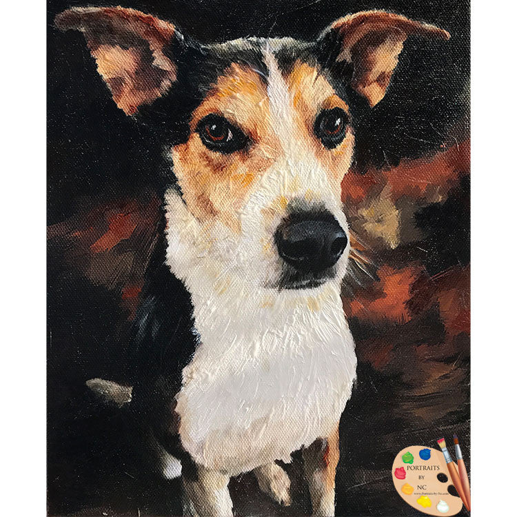 Rat Terrier Dog Painting 493