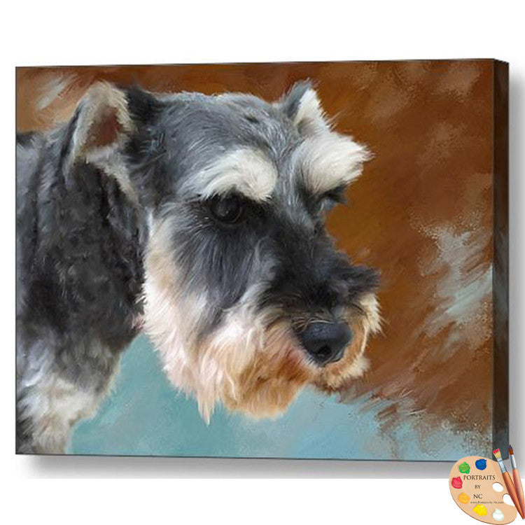 Schnauzer Dog Print 323