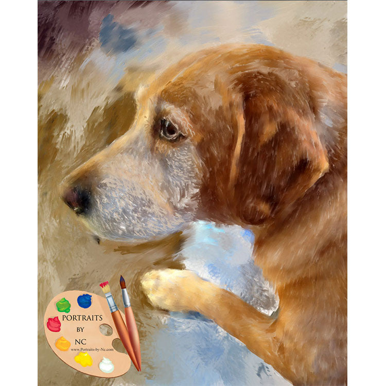 Labrador Pet Painting 391