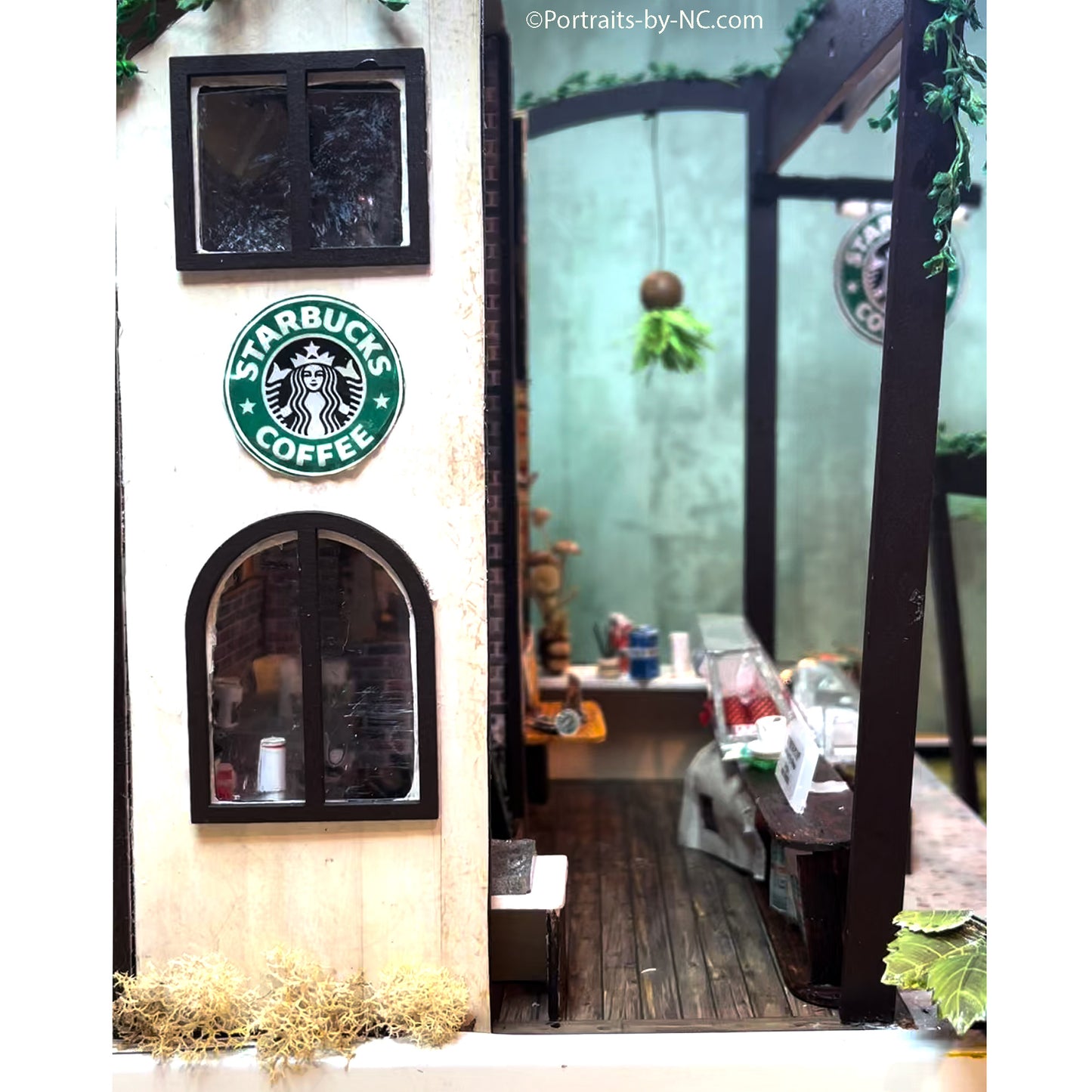 Outer wall starbucks diorama