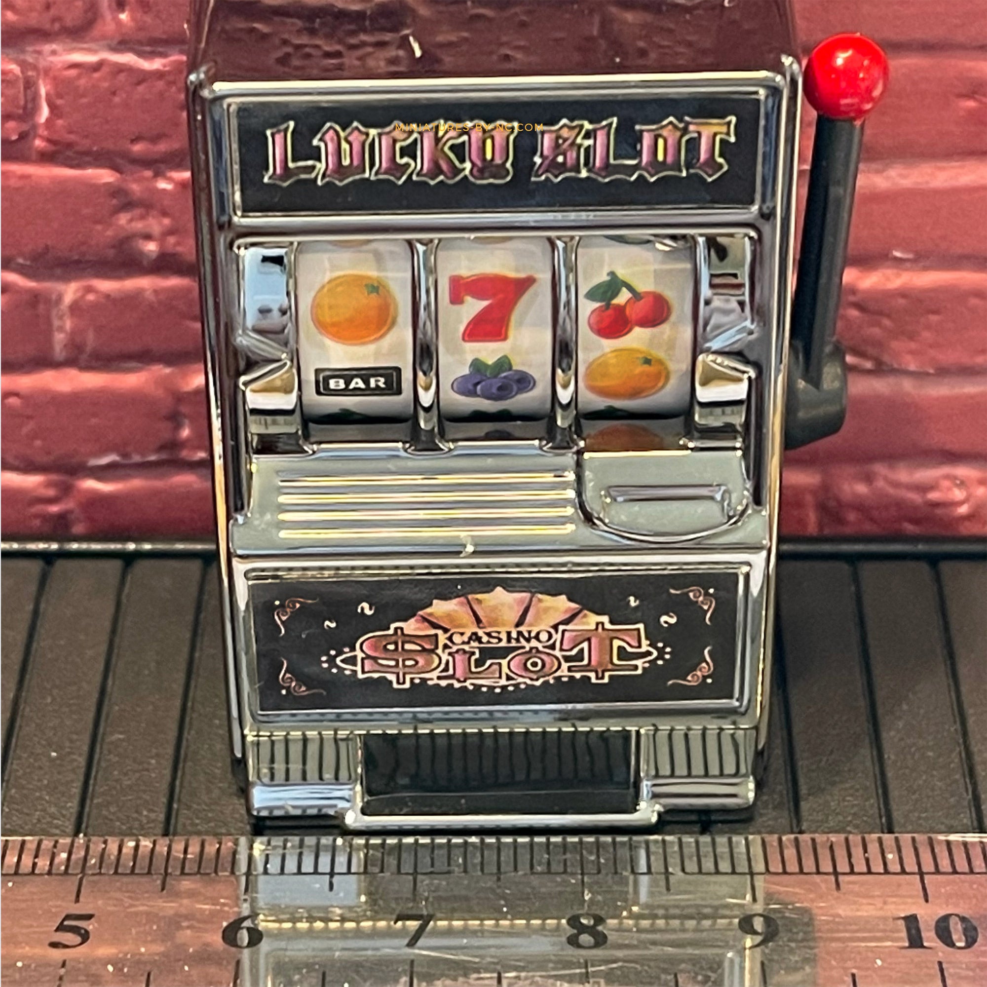 Miniature Slot Machine – Portraits and Miniatures by NC
