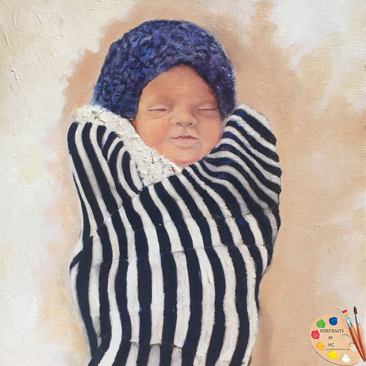 Stillborn Sleeping Baby Portrait 474