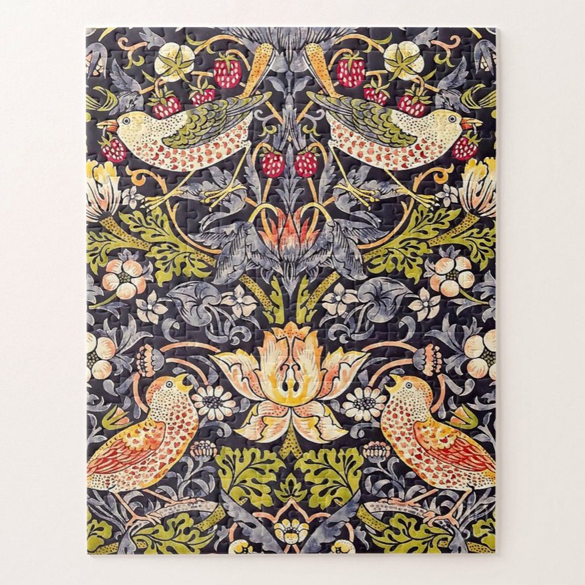 William Morris Strawberry Thief - Traditional Thick Jigsaw Puzzle for ...