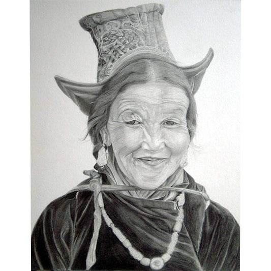 Tibetan Woman Painting 50
