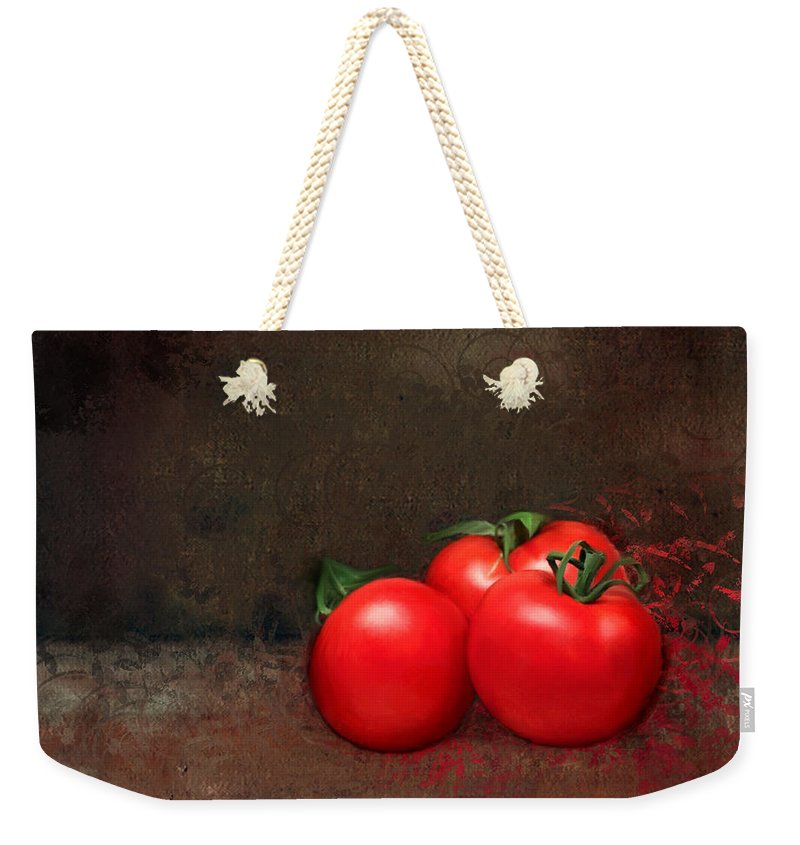 Tomato Trio - Weekender Tote Bag Neutral