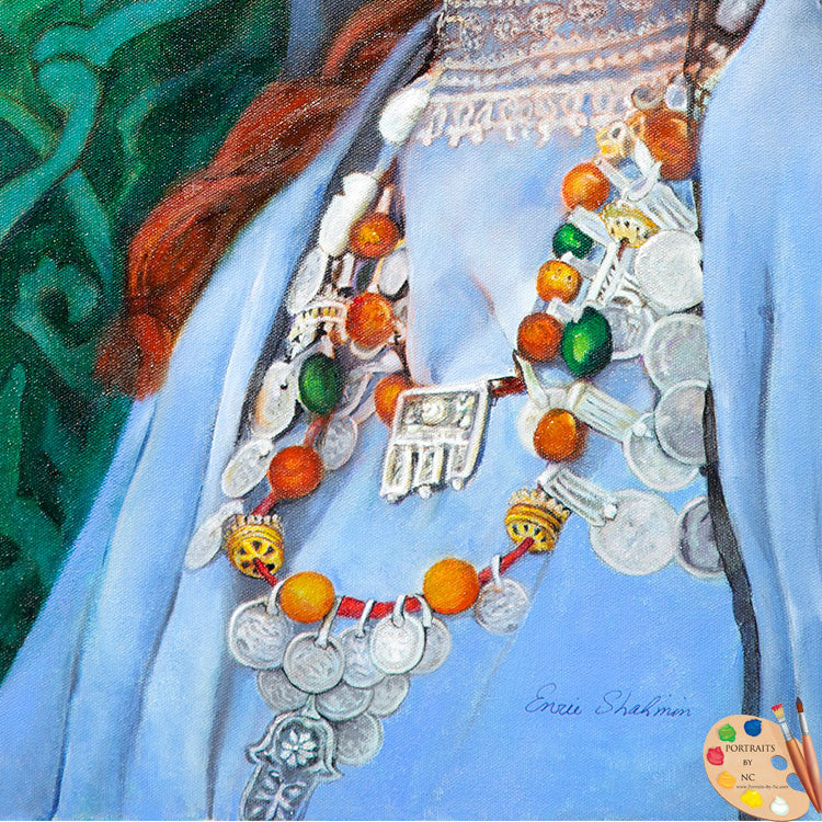 Painting of Berber Woman 191 - Portraits by NC