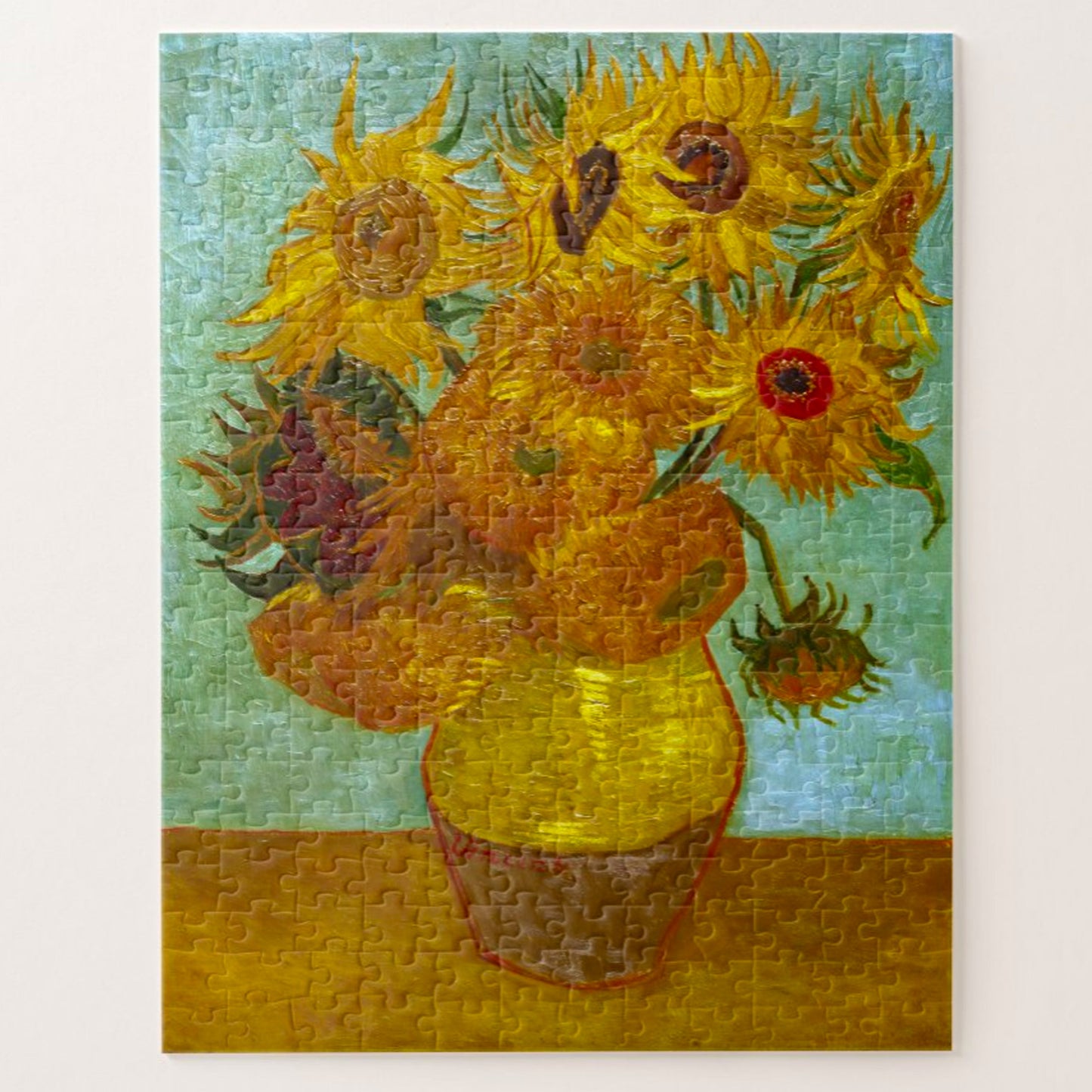 Twelve Sunflowers in a vase puzzle Van Gogh