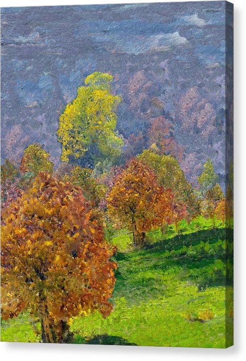 Stretched Canvas Print - Valley Of The Trees  - Landscape Print