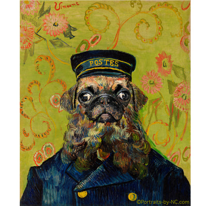 HAUSTIERE IN KOSTÜM - Van Gogh Postmeister-Kostüm