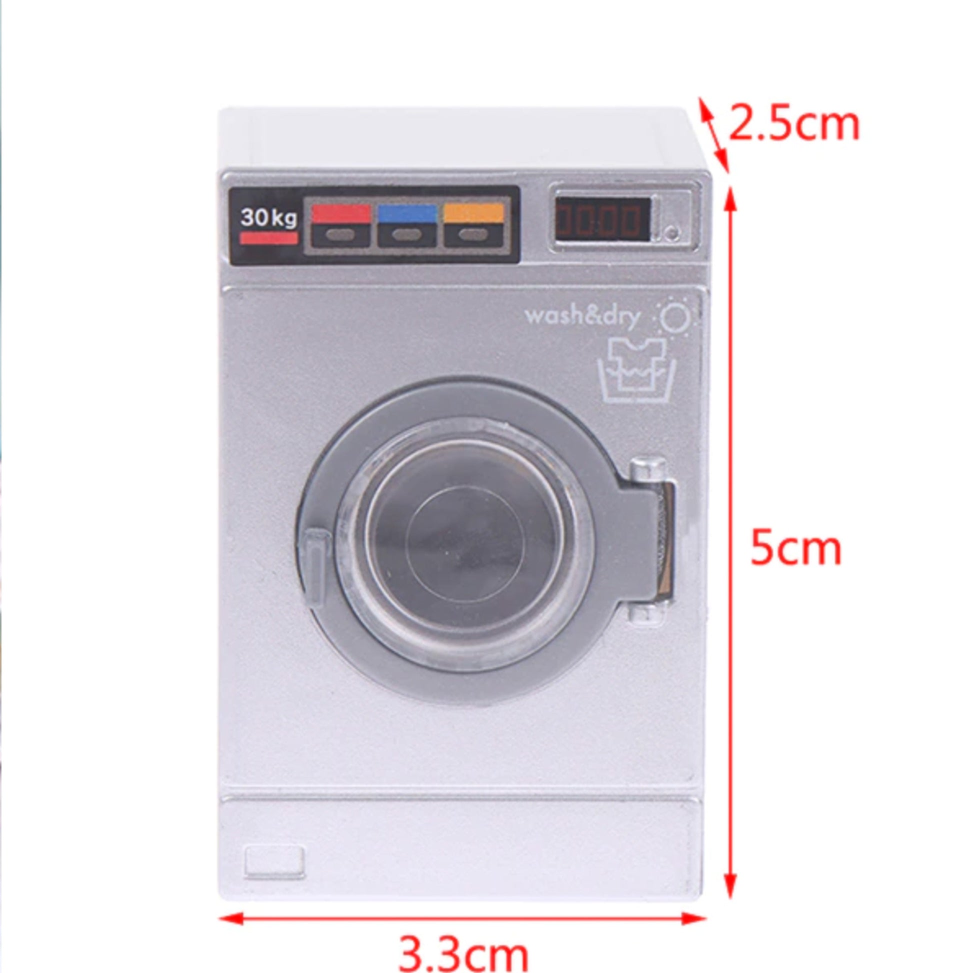 washing machine dollhouse size