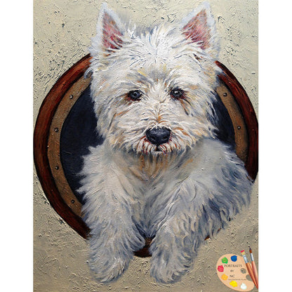 Westie Dog Painting 185
