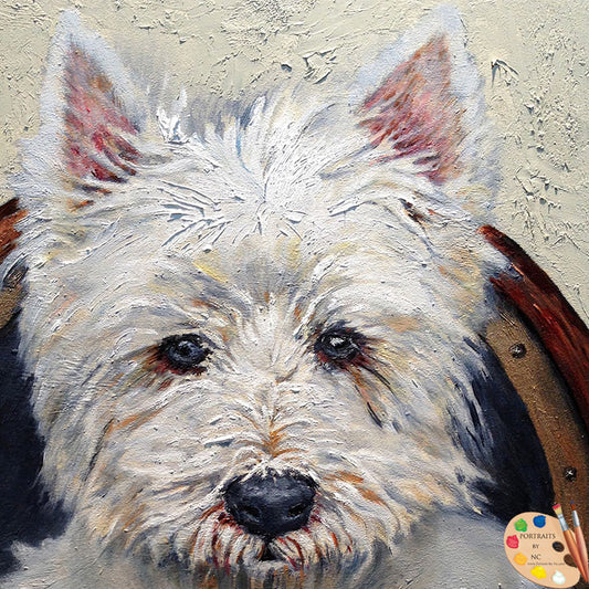 Westie Dog Portrait 185