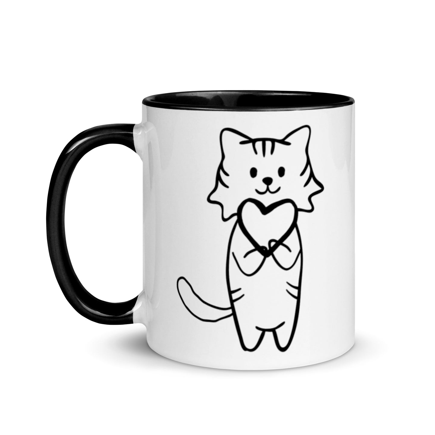Paw-sitive Vibes Only Mug cat image