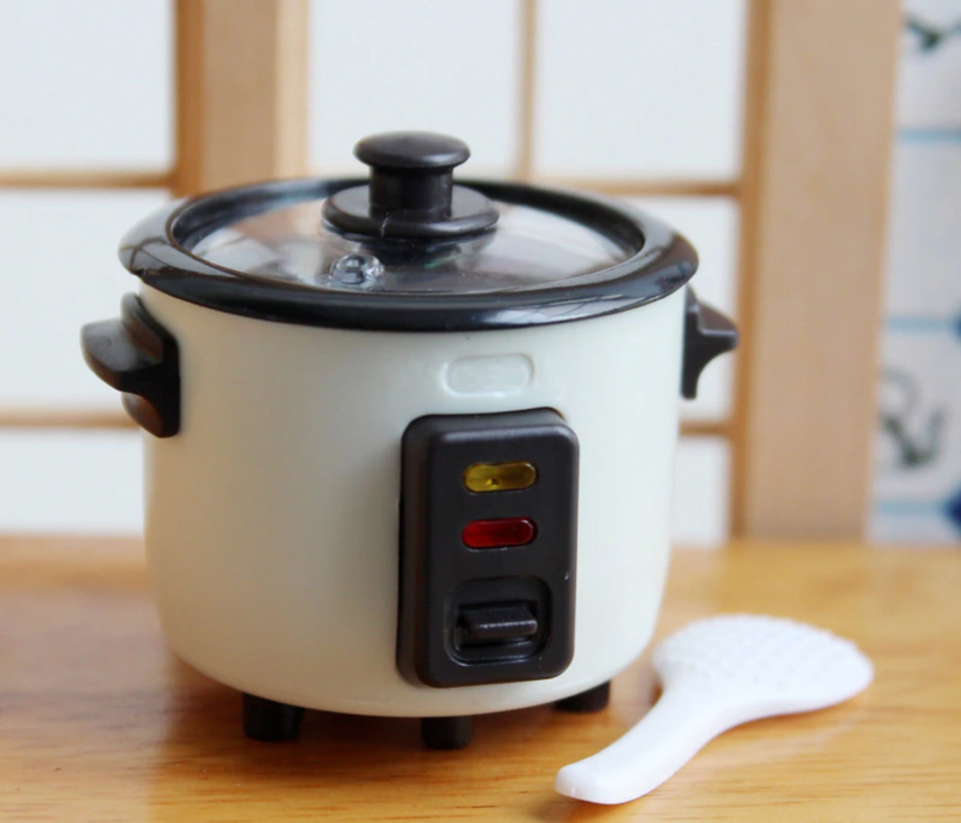 1/6 Scale Mini Rice Cooker Model Dollhouse Miniature Kitchen Appliances for  Barbies Blyth Doll Food Accessories Toy
