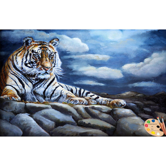 Wildlife Painting Bengal Tiger 156
